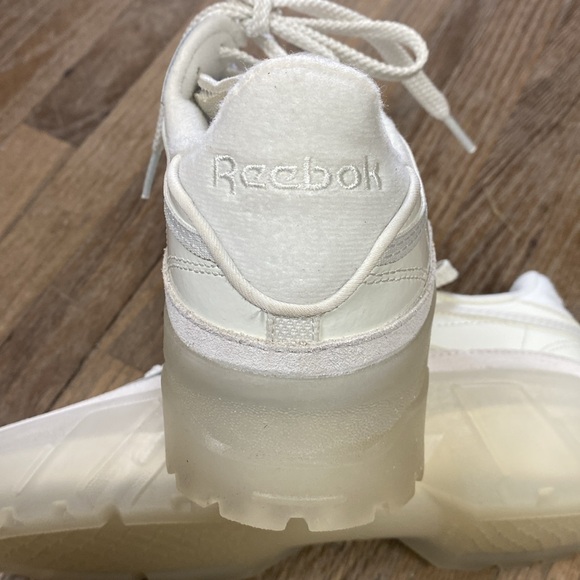 Cardi B translucent Reebok runners white shiny - Picture 2 of 6